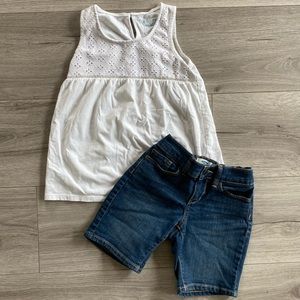 Old Navy Jean Shorts & Top
